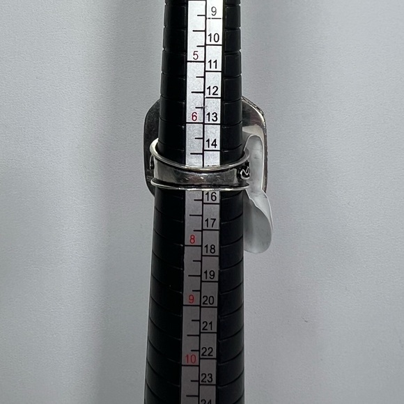 Mystic Topaz 925 Gemstone Ring size 7 - Picture 2 of 3